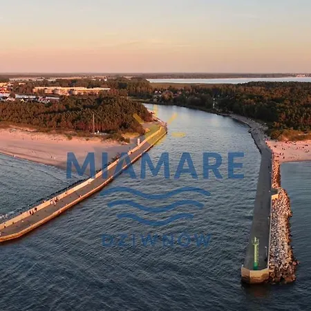 Miamare - Komfort Apartment, Panorama, Beach, Pool & Wellness Dziwnów