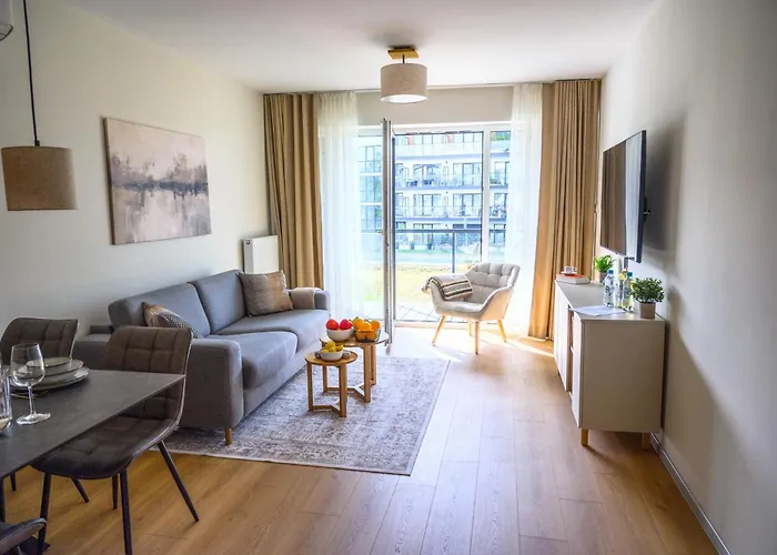 Apartment Miamare Dziwnow - Komfort Apartment, Panorama, Beach, Pool & Wellness Dziwnow