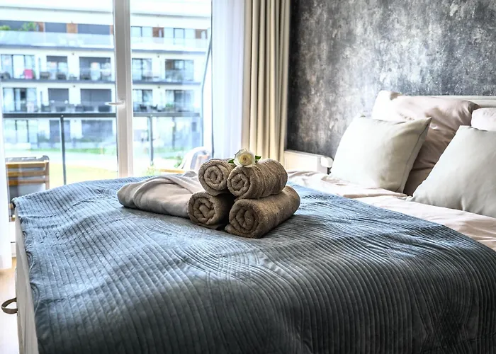 Miamare Dziwnow - Komfort Apartment, Panorama, Beach, Pool & Wellness Apartment